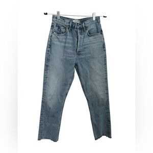 Agolde Riley High Rise Straight Jeans 26